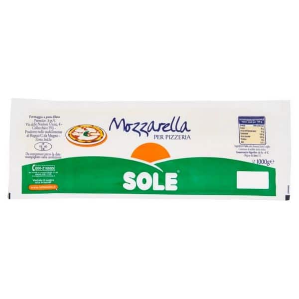 MOZZARELLA PER PIZZA 1KG