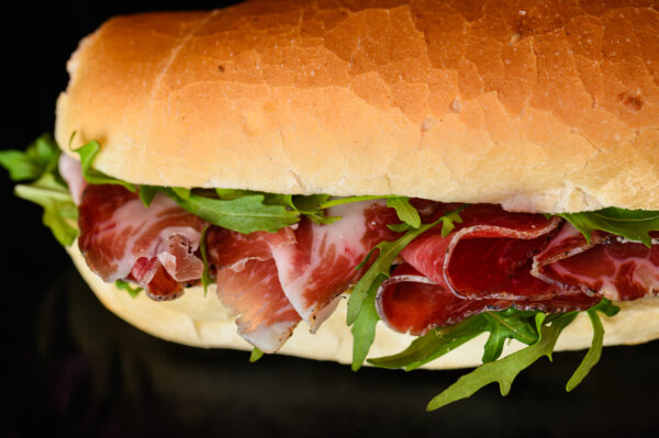 Panino coppa e rucola